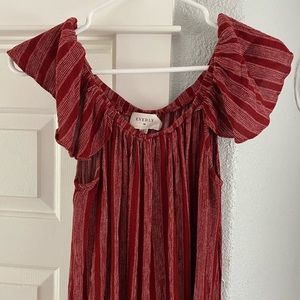 🇺🇸Nordstrom’s Everly striped off the shoulder dress